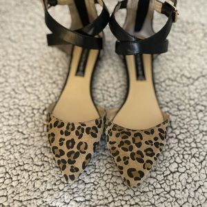 Steve Madden. Ankle wrap flat